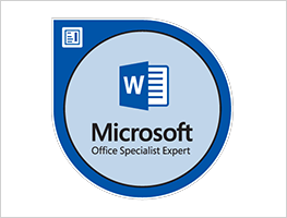 Badge MOS Word expert