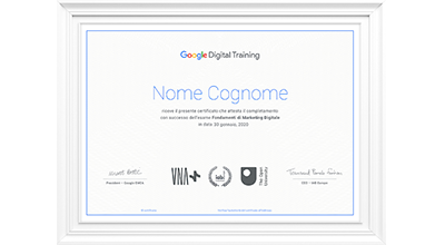 certificato MCF