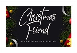 Font Christmas Friend
