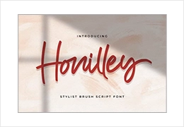 Font Honilley