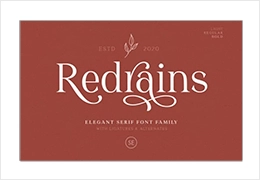 Font Redrains